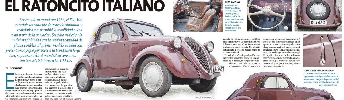 Fiat Topolino 1936 “El ratoncito italiano”