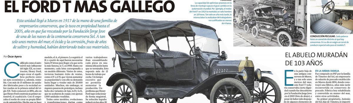 Ford modelo T de Muros “El Ford T más gallego”