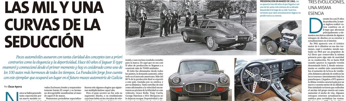 Jaguar E “Las mil y una curvas de la seducción”