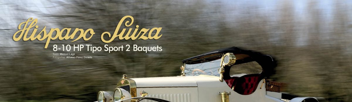 HISPANO SUIZA 8-10 TIPO SPORT BAQUETS