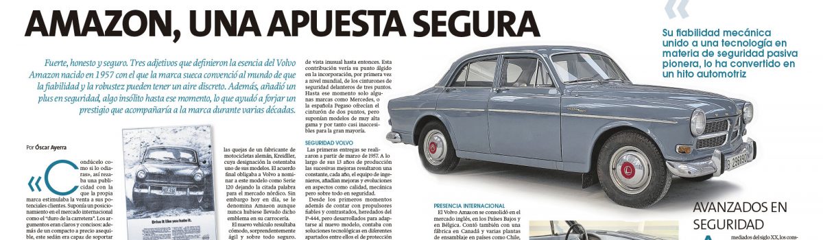 VOLVO 122 S «AMAZON, UNA APUESTA SEGURA»