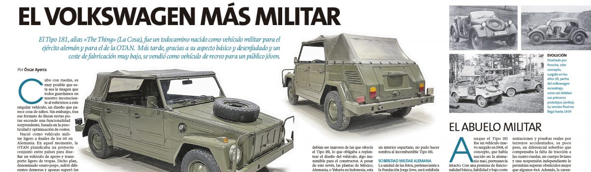 VOLSWAGEN KUBEL 18-63 «EL VOLKSWAGEN MÁS MILITAR»