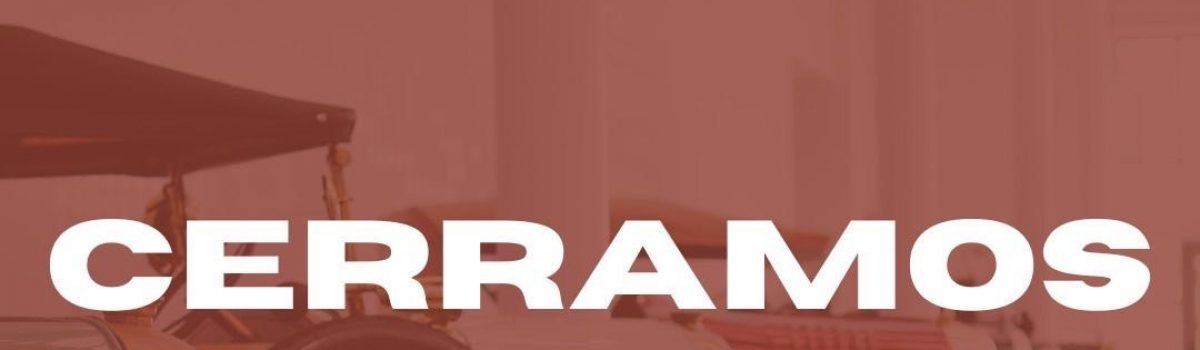 AVISO IMPORTANTE: CIERRE TEMPORAL